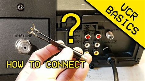 how to hook up a vcr with cable box